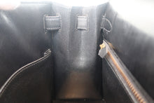 画像をギャラリービューアに読み込む, HERMES/エルメス ケリー28 ボックスカーフ ブラック 〇T刻印 ハンドバッグ 700120233