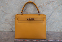 將圖片載入圖庫檢視器 HERMES/エルメス ケリー28 クシュベル ジョーヌ 〇Z刻印 ショルダーバッグ 700080126