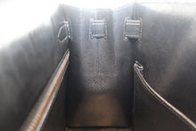 画像をギャラリービューアに読み込む, HERMES/エルメス ケリー28 ボックスカーフ ブラック 〇T刻印 ハンドバッグ 700120233