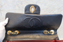 将图片加载到图库查看器,CHANEL/香奈儿 大号CF 单盖 链条包 羊皮 Black/Gold hadware(黑色/金色金属) 肩背包 700120005