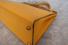 將圖片載入圖庫檢視器 HERMES/エルメス ケリー28 クシュベル ジョーヌ 〇Z刻印 ショルダーバッグ 700080126