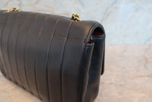 Load image into Gallery viewer, CHANEL Mademoiselle chain shoulder bag Lambskin Navy/Gold hadware Shoulder bag 700100131