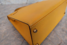 將圖片載入圖庫檢視器 HERMES/エルメス ケリー28 クシュベル ジョーヌ 〇Z刻印 ショルダーバッグ 700080126