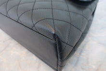 画像をギャラリービューアに読み込む, CHANEL/シャネル マトラッセ台形ハンドバッグ キャビアスキン ブラック/シルバー金具 ハンドバッグ 800030133