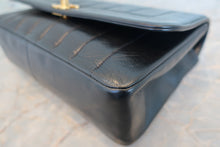 Load image into Gallery viewer, CHANEL Mademoiselle chain shoulder bag Lambskin Navy/Gold hadware Shoulder bag 700100131