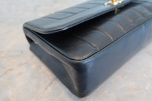 Load image into Gallery viewer, CHANEL Mademoiselle chain shoulder bag Lambskin Navy/Gold hadware Shoulder bag 700100131