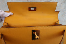 將圖片載入圖庫檢視器 HERMES/エルメス ケリー28 クシュベル ジョーヌ 〇Z刻印 ショルダーバッグ 700080126