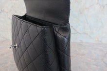 画像をギャラリービューアに読み込む, CHANEL/シャネル マトラッセ台形ハンドバッグ キャビアスキン ブラック/シルバー金具 ハンドバッグ 800030133