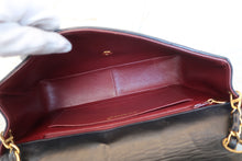 Load image into Gallery viewer, CHANEL Mademoiselle chain shoulder bag Lambskin Navy/Gold hadware Shoulder bag 700100131