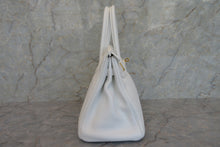 Load image into Gallery viewer, HERMES BIRKIN 30 Clemence leather White □O Engraving Hand bag 700050283