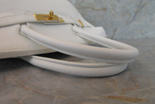 Load image into Gallery viewer, HERMES BIRKIN 30 Clemence leather White □O Engraving Hand bag 700050283
