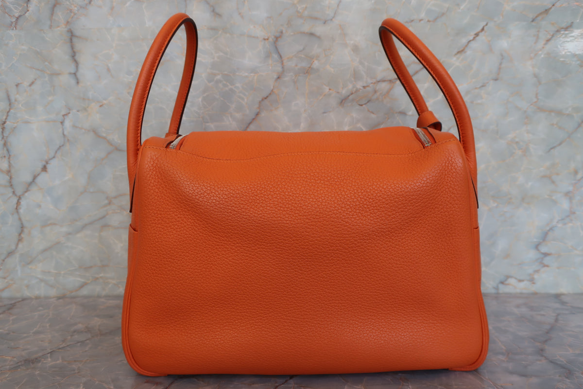 HERMES／エルメス リンディ34 トリヨンクレマンス オレンジ □M刻印
