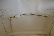 Load image into Gallery viewer, HERMES BIRKIN 30 Clemence leather White □O Engraving Hand bag 700050283