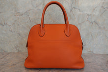 将图片加载到图库查看器,HERMES/BOLIDE 31 Clemence leather Orange □H刻印 Shoulder bag 800040168