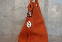 将图片加载到图库查看器,HERMES/BOLIDE 31 Clemence leather Orange □H刻印 Shoulder bag 800040168