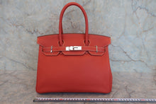 画像をギャラリービューアに読み込む, HERMES/エルメス バーキン30 トゴ サンギーヌ □O刻印 ハンドバッグ 800020135