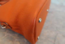 将图片加载到图库查看器,HERMES/BOLIDE 31 Clemence leather Orange □H刻印 Shoulder bag 800040168