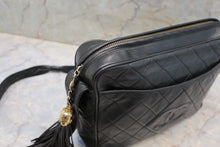 將圖片載入圖庫檢視器 CHANEL/シャネル マトラッセフリンジショルダーバッグ ラムスキン ブラック/ゴールド金具 ショルダーバッグ 700120012