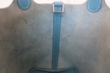 画像をギャラリービューアに読み込む, HERMES/エルメス ピコタンPM トリヨンクレマンス ブルージーン □I刻印 ハンドバッグ 800010011