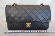將圖片載入圖庫檢視器 CHANEL/シャネル マトラッセWフラップWチェーンショルダーバッグ ラムスキン ブラック/ゴールド金具 ショルダーバッグ 800080031