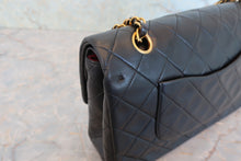 將圖片載入圖庫檢視器 CHANEL/シャネル マトラッセWフラップWチェーンショルダーバッグ ラムスキン ブラック/ゴールド金具 ショルダーバッグ 800080031