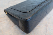 Load image into Gallery viewer, CHANEL Matelasse double flap double chain shoulder bag Lambskin Navy/Gold hadware Shoulder bag 700100126