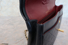 Load image into Gallery viewer, CHANEL Matelasse double flap double chain shoulder bag Lambskin Navy/Gold hadware Shoulder bag 700100126