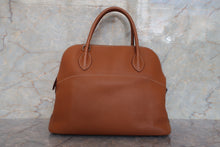 将图片加载到图库查看器,HERMES/BOLIDE 31 Clemence leather Gold □K刻印 Shoulder bag 700120028