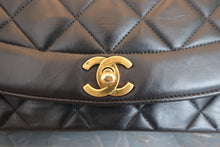 画像をギャラリービューアに読み込む, CHANEL/シャネル ダイアナマトラッセチェーンショルダーバッグ ラムスキン ブラック/ゴールド金具 ショルダーバッグ 800060186