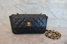 画像をギャラリービューアに読み込む, CHANEL/シャネル ミニマトラッセチェーンショルダーバッグ ラムスキン ブラック/ゴールド金具 ショルダーバッグ 800050005