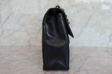 Load image into Gallery viewer, CHANEL Medium Matelasse single flap chain shoulder bag Lambskin Black/Gold hadware Shoulder bag 700080059