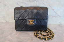 將圖片載入圖庫檢視器 CHANEL/シャネル ミニマトラッセシングルフラップチェーンショルダーバッグ ブラック/ゴールド金具 ラムスキン ショルダーバッグ 800080084
