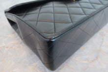 Load image into Gallery viewer, CHANEL Medium Matelasse single flap chain shoulder bag Lambskin Black/Gold hadware Shoulder bag 700080059