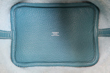 将图片加载到图库查看器,HERMES PICOTIN LOCK PM Clemence leather Blue jean □P刻印 Hand bag 800020118