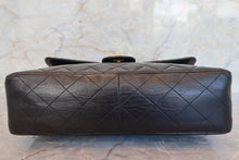 Load image into Gallery viewer, CHANEL Medium Matelasse single flap chain shoulder bag Lambskin Black/Gold hadware Shoulder bag 700100113
