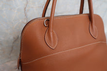 将图片加载到图库查看器,HERMES/BOLIDE 31 Clemence leather Gold □K刻印 Shoulder bag 700120028