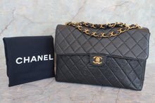 將圖片載入圖庫檢視器 CHANEL/シャネル 中マトラッセシングルフラップチェーンショルダーバッグ キャビアスキン ブラック/ゴールド金具 ショルダーバッグ 700040129