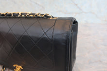 将图片加载到图库查看器,CHANEL/香奈儿 戴妃 CF 链条包 羊皮 Black/Gold hadware(黑色/金色金属) 肩背包 800030200