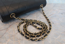 将图片加载到图库查看器,CHANEL/香奈儿 戴妃 CF 链条包 羊皮 Black/Gold hadware(黑色/金色金属) 肩背包 800030200