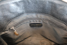 画像をギャラリービューアに読み込む, CHANEL/シャネル ココマークチェーントートバッグ キャビアスキン ブラック/ゴールド金具 トートバッグ 800060101