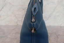 将图片加载到图库查看器,HERMES BOLIDE 35 Clemence leather Blue □G刻印 700120002