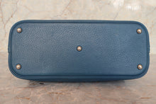 将图片加载到图库查看器,HERMES BOLIDE 35 Clemence leather Blue □G刻印 700120002