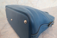 将图片加载到图库查看器,HERMES BOLIDE 35 Clemence leather Blue □G刻印 700120002