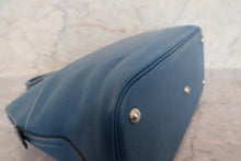 将图片加载到图库查看器,HERMES BOLIDE 35 Clemence leather Blue □G刻印 700120002