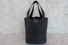将图片加载到图库查看器,HERMES PICOTIN LOCK MM Clemence leather Black A刻印 Hand bag 800060210