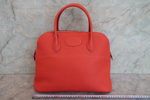 Load image into Gallery viewer, HERMES BOLIDE 35 Clemence leather Rouge pivoine □R Engraving Shoulder bag 700090131