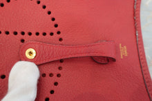 画像をギャラリービューアに読み込む, HERMES/エルメス エブリンTPM トリヨンクレマンス ルージュガランス □O刻印 ショルダーバッグ 700100142