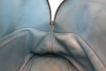 将图片加载到图库查看器,HERMES BOLIDE 35 Clemence leather Blue □G刻印 700120002