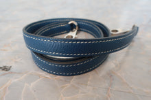将图片加载到图库查看器,HERMES BOLIDE 35 Clemence leather Blue □G刻印 700120002