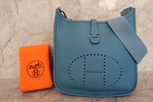 画像をギャラリービューアに読み込む, HERMES/エルメス エブリン2PM トリヨンクレマンス ブルージーン □I刻印 ショルダーバッグ 700100109